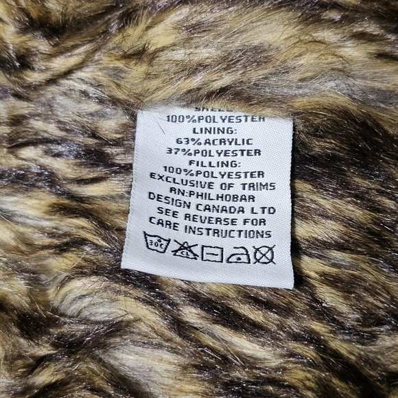 Adrienne Vittadini Navy Blue Quilted Puffed Fur Lined Vest Size Medium - Picture 16 of 16